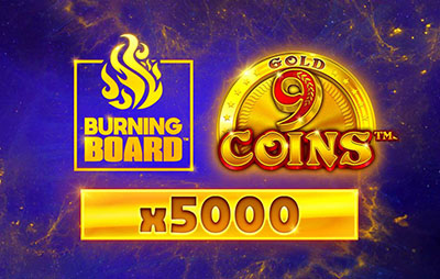 9 Coins Gold Burning Board